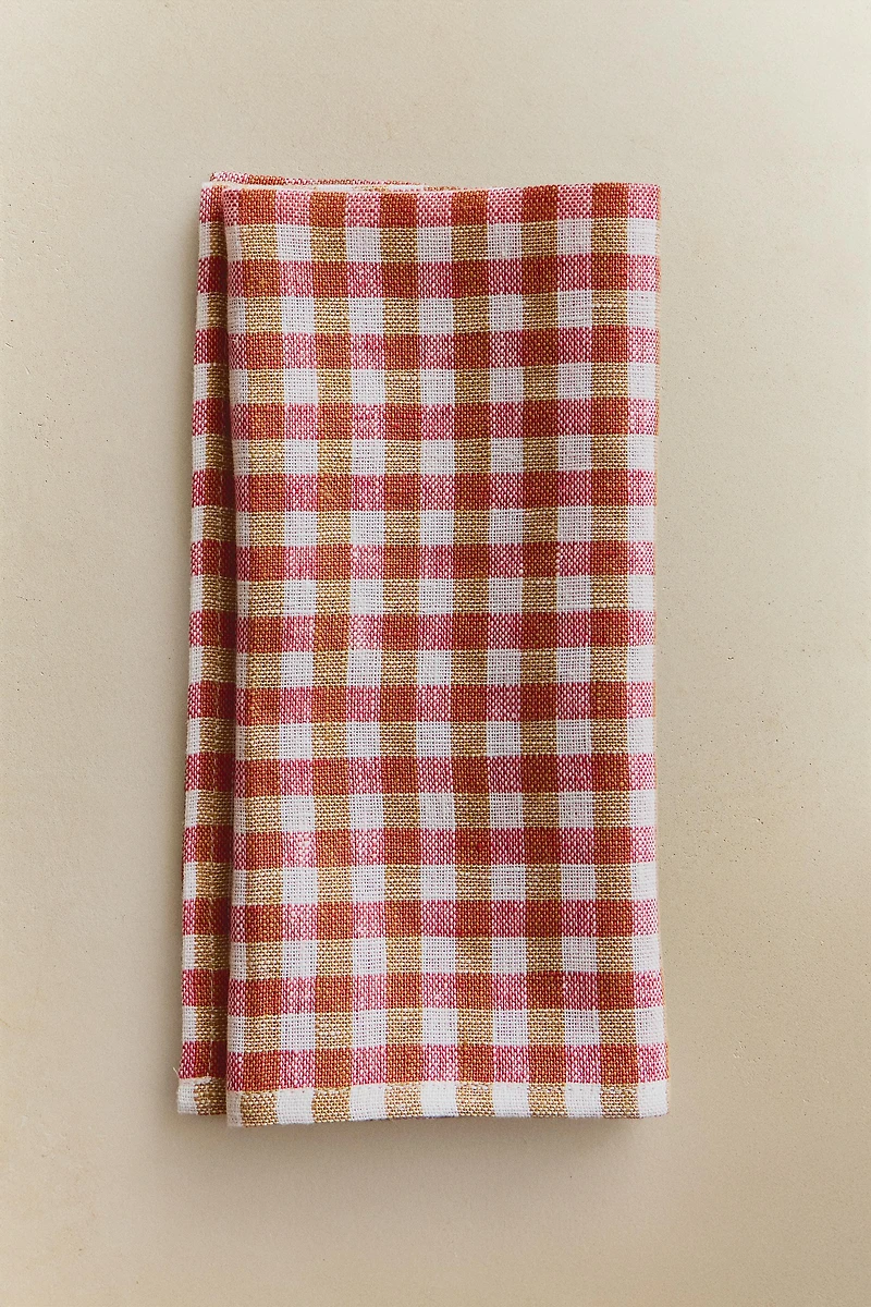 SET OF MATCHING GINGHAM NAPKINS (SET OF 2)