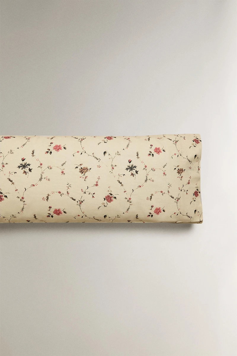 COTTON LINEN FLORAL PILLOWCASE | KATHARINE POLE
