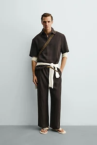 PANTALON RELAXED FIT 100% LIN
