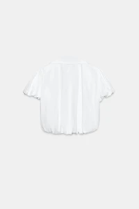 SHORT SLEEVE BALLOON SHIRT