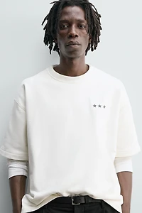 SHIELD PRINT SWEATSHIRT