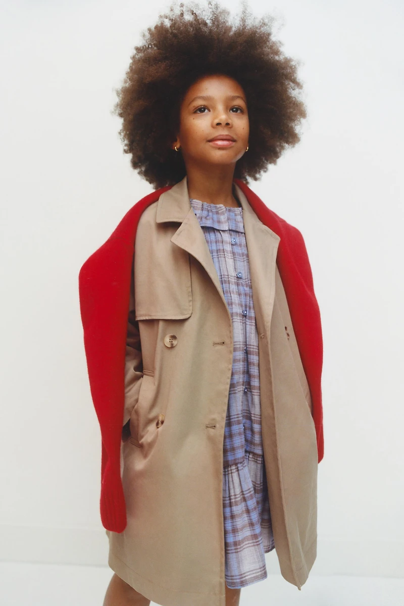 LONG BELTED TRENCH COAT