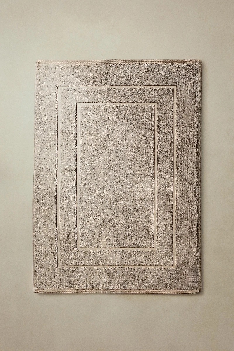 TAPIS DE BAIN COTON ANTIDÉRAPANT