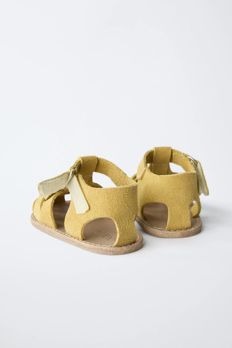 SANDALES STYLE PLAGE EN CUIR