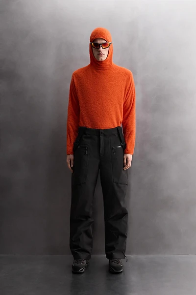 TEXTURED SKI FLEECE HOODIE