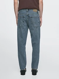 Cropped slim fit jeans