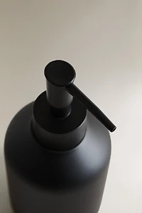 BLACK RESIN SOAP DISPENSER