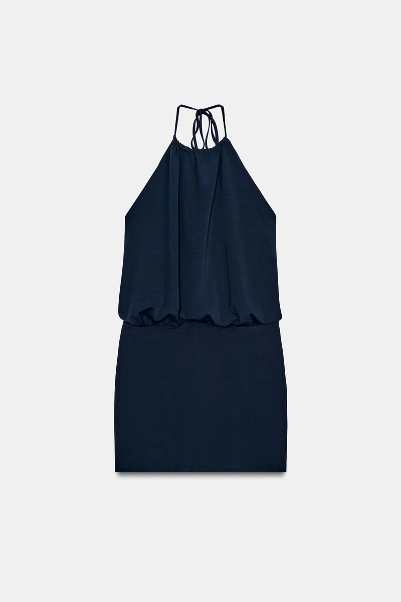 ROBE FLUIDE À ENCOLURE AMÉRICAINE