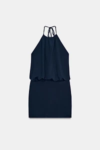 ROBE FLUIDE À ENCOLURE AMÉRICAINE