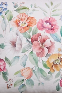 HOUSSE DE COUSSIN FLEURS