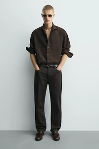LEATHER DOUBLE BUCKLE SHOES