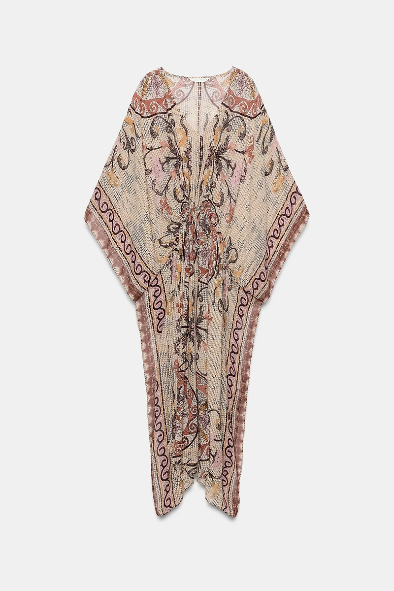 ZW COLLECTION PRINTED TUNIC DRESS