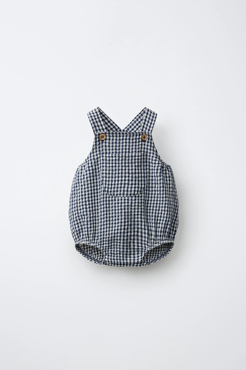 GINGHAM ROMPER