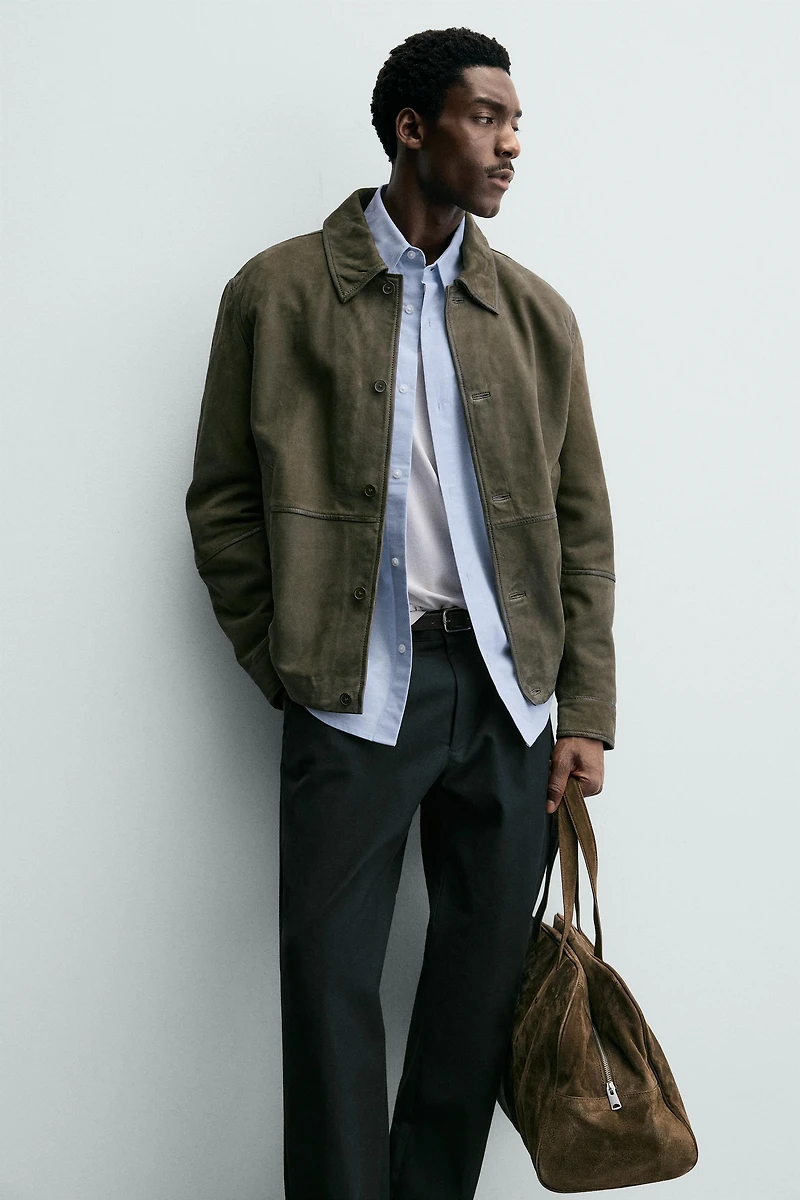 SUEDE LEATHER JACKET