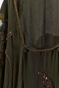 LIMITED EDITION JACQUARD EMBROIDERED DRESS WITH BEADING