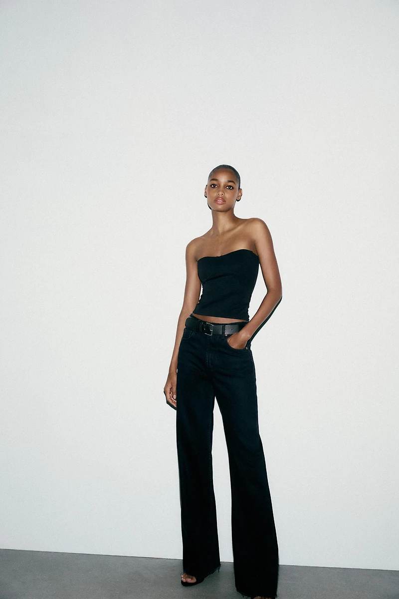 POLYAMIDE BANDEAU TOP