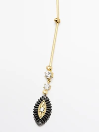 Shimmery rhinestone necklace