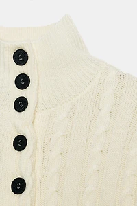 CABLE KNIT CARDIGAN