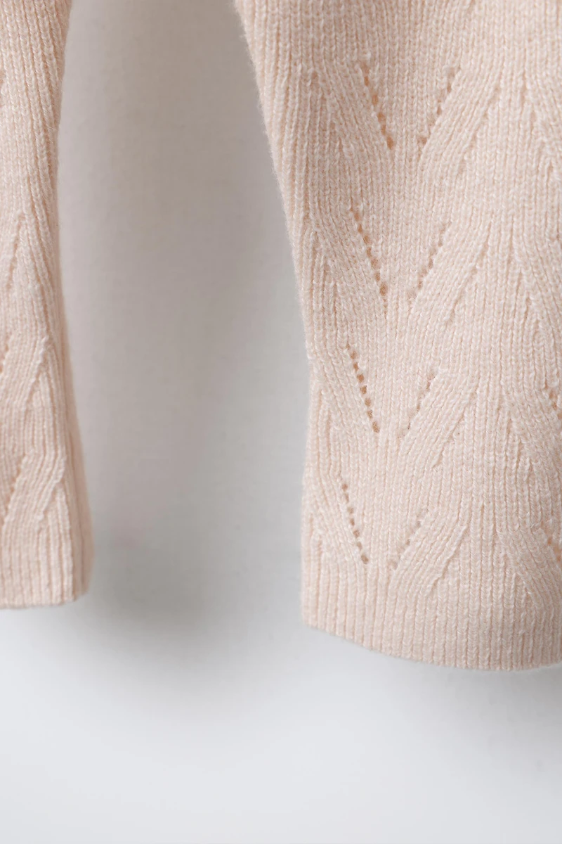 COTTON WOOL KNIT PANTS