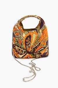 MULTICOLOR BEADED BAG