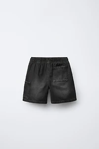 FLOWY DENIM SHORTS
