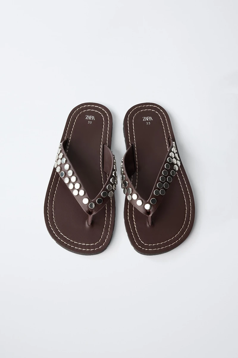 STUDDED SANDALS