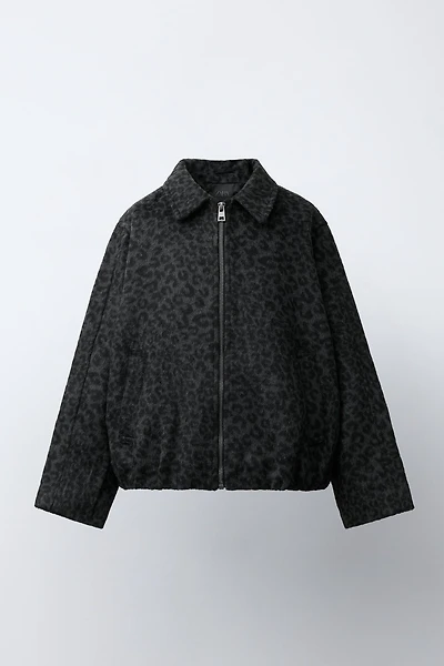 ANIMAL PRINT CLOTH JACKET