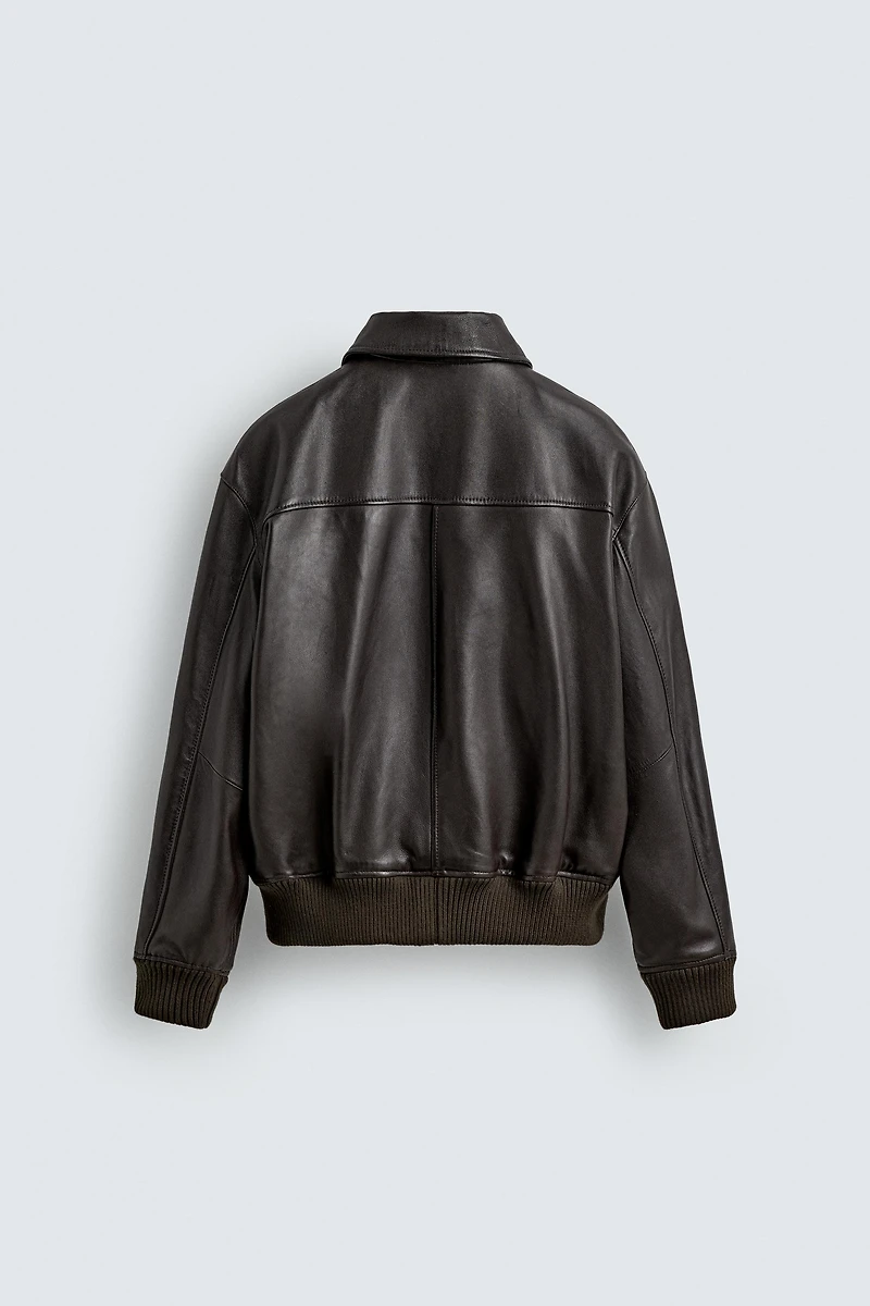 LEATHER POCKET JACKET