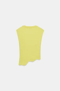 ASYMMETRIC RIB KNIT TOP