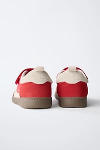 SPLIT SUEDE SNEAKERS
