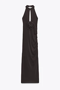 ROBE HALTER FLEUR