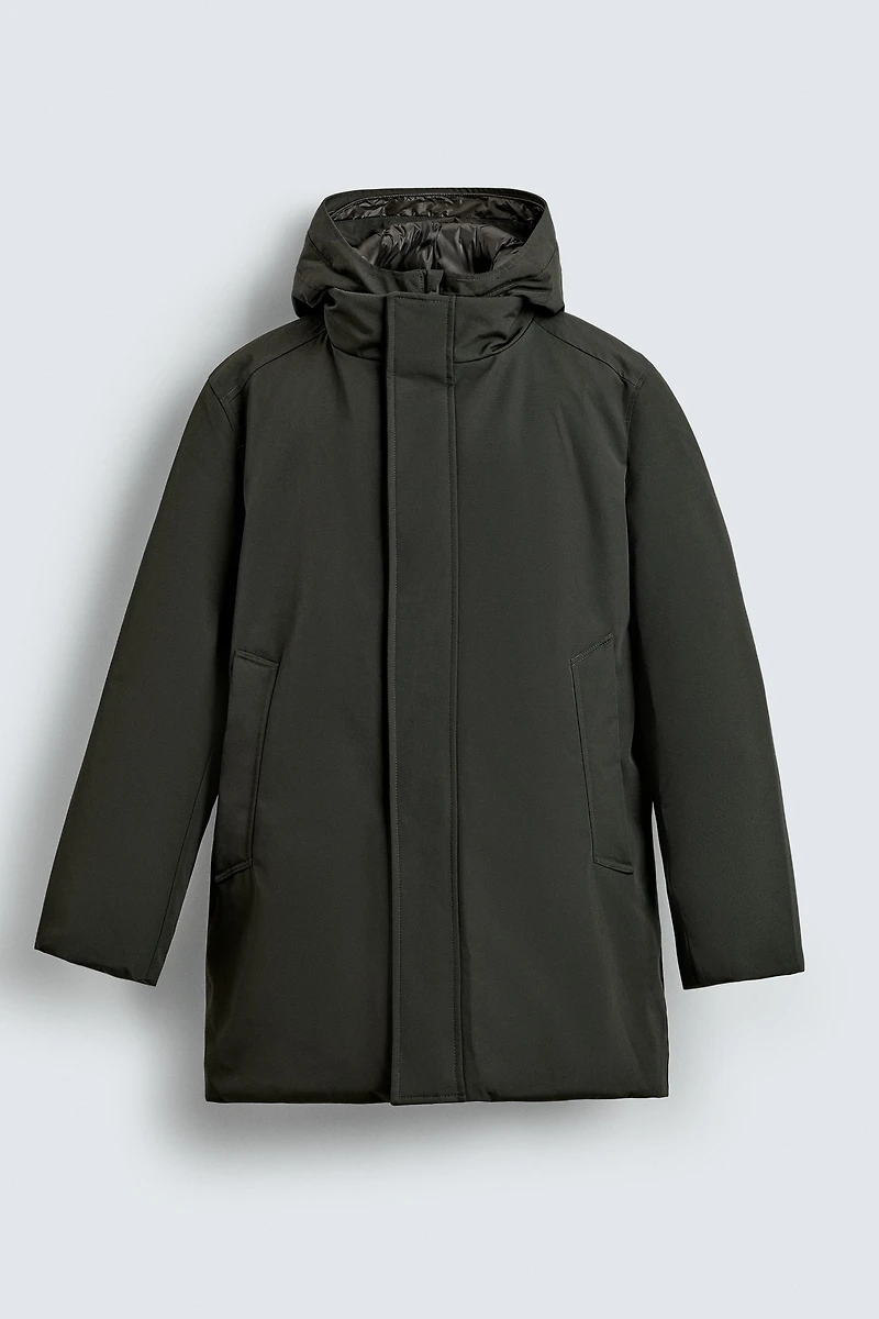DETACHABLE WATER REPELLENT TECHNICAL PARKA