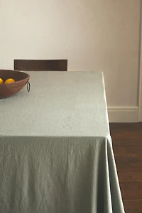 PLAIN DYED THREAD TABLECLOTH