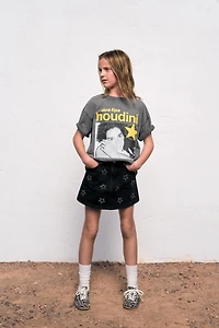 JUPE EN DENIM ÉTOILES BRILLANTES