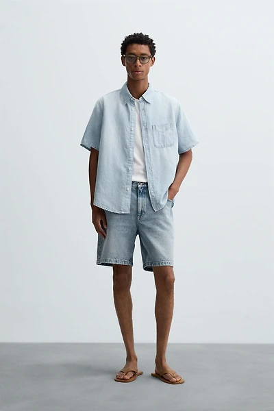 LIGHTWEIGHT DENIM SHIRT