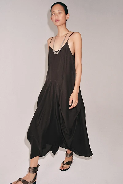 ZW COLLECTION DRAPED VOLUMINOUS DRESS