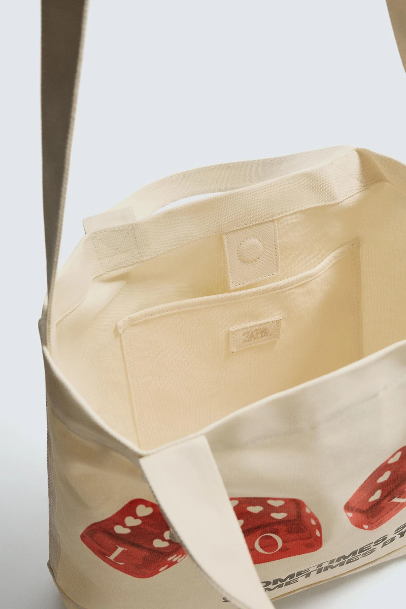 WOVEN SHOPPER BAG