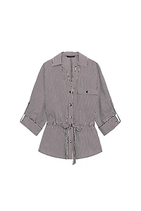 STRIPED SAFARI SHIRT