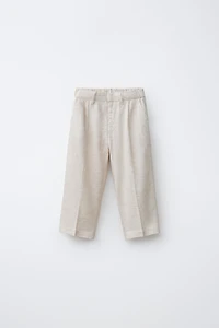 PANTALON DE COSTUME AVEC LIN