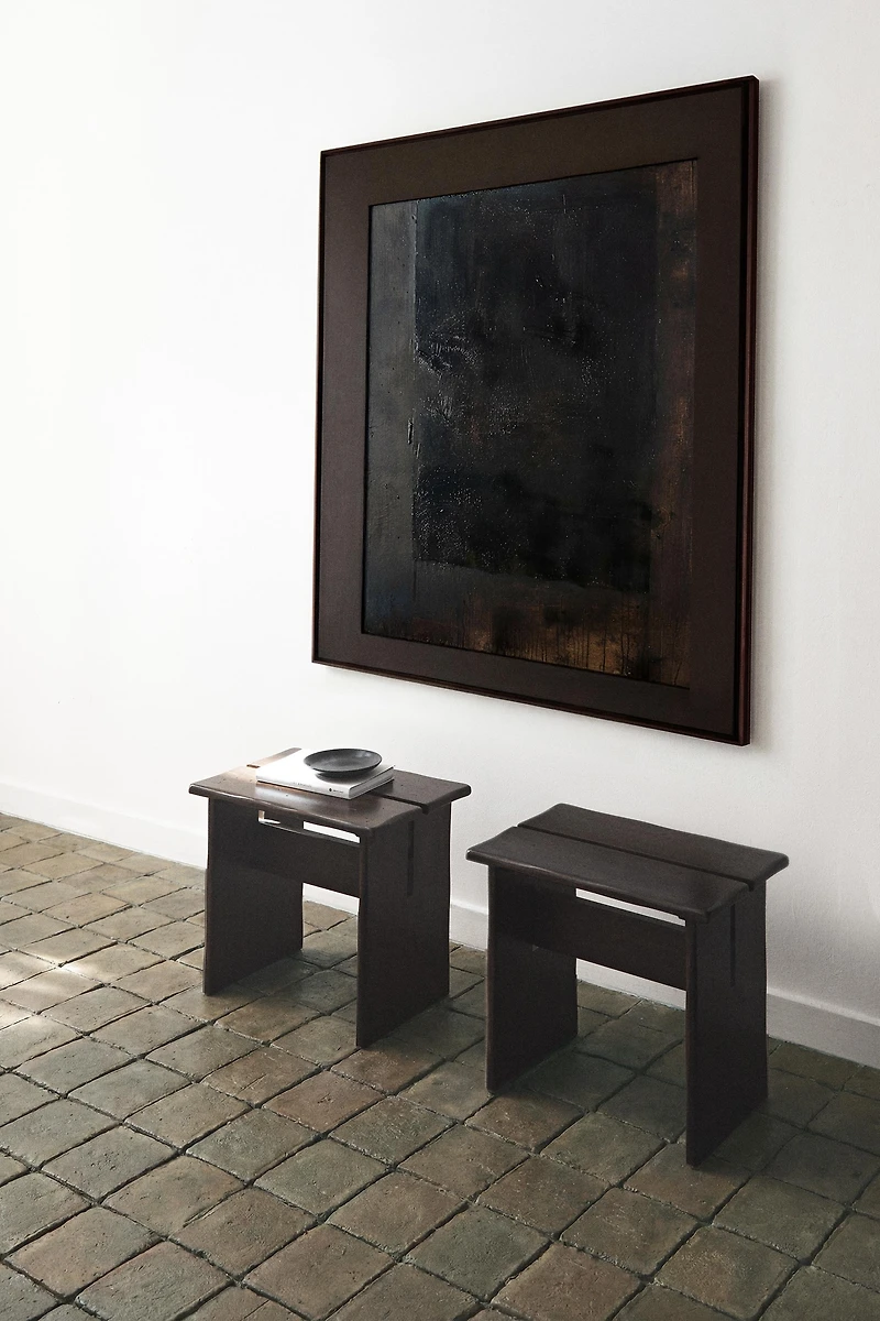 MANGO WOOD SIDE TABLE
