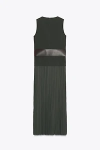BELTED MIDI DRESS