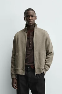 INTERLOCK RIBBED JACKET