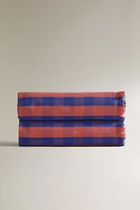 CHECKED COTTON MULTI-PURPOSE BLANKET X TENSIRA