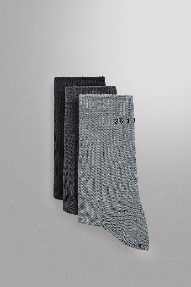 THREE-PACK OF BASIC TRAINING SOCKS