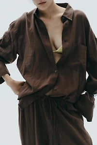 OVERSIZED GAUZE SHIRT