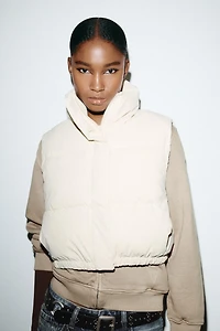 GILET SANS MANCHES MATELASSÉ ENDUIT