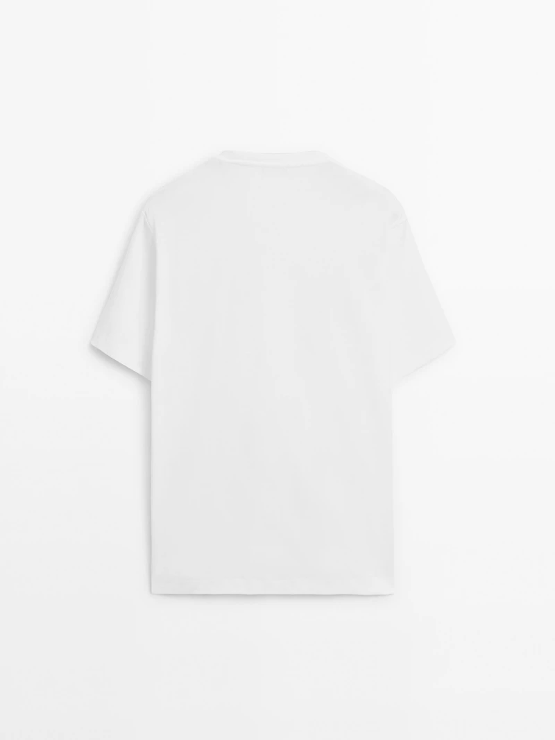 100% mercerised cotton T-shirt