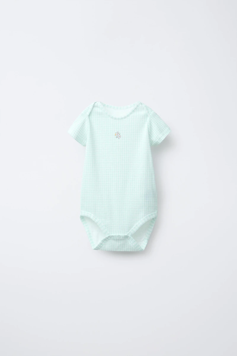 LOT DE CINQ BODYS PATCHWORK