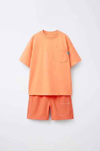 TECHNICAL T-SHIRT AND BERMUDA SET
