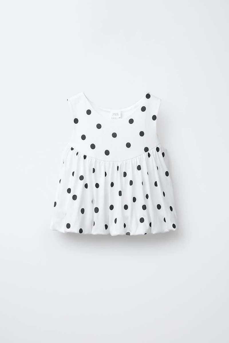 T-SHIRT BALLON À POIS